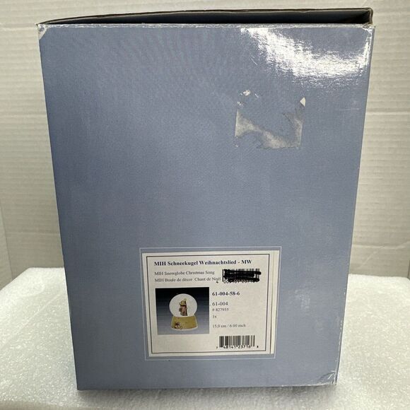 VTG Goebel M.J. Hummel Musical Snow Globe Angel Lantern Christmas Song #343 New - Picture 13 of 14